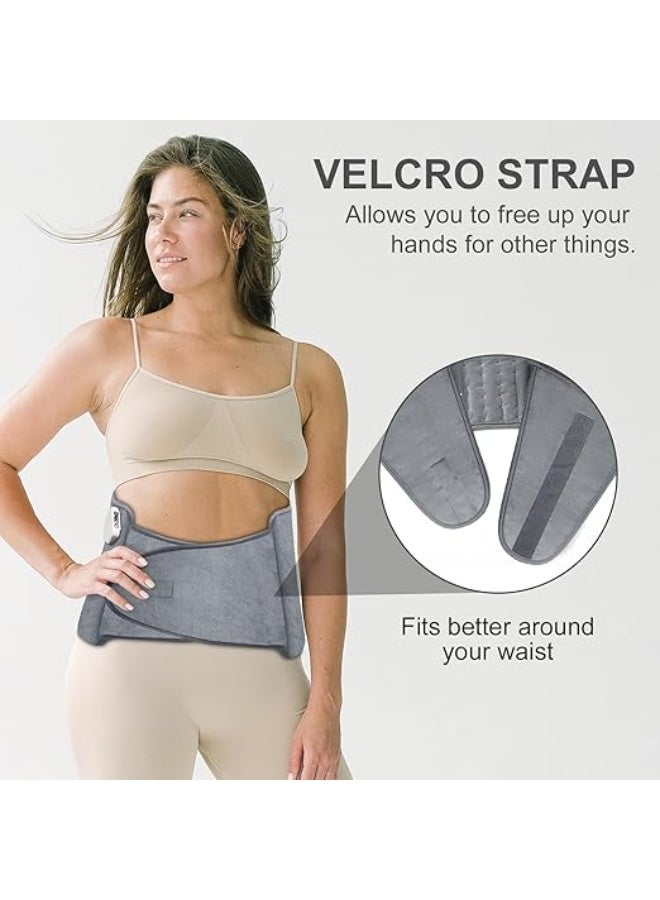 وسادة تدفئة كهربائية لتخفيف آلام الظهر والجسم بـ 6 مستويات حرارة - كمادة حرارية ناعمة قابلة للغسل للرجال والنساء - مقاس مريح - Image 4